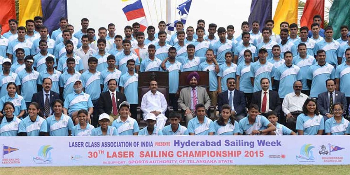 Top sailors in action for Laser Championship